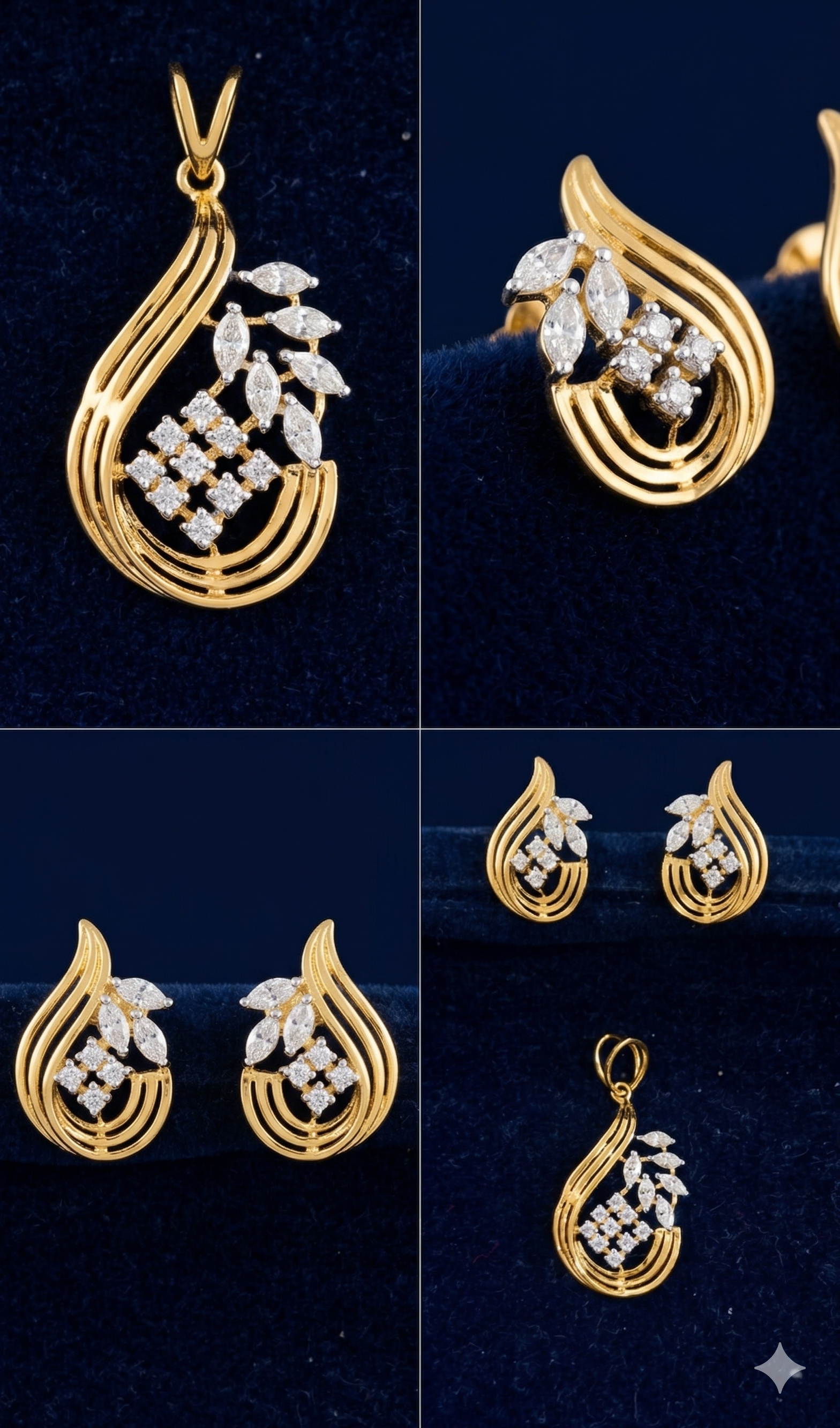 Swarovski Decent Pendant Set